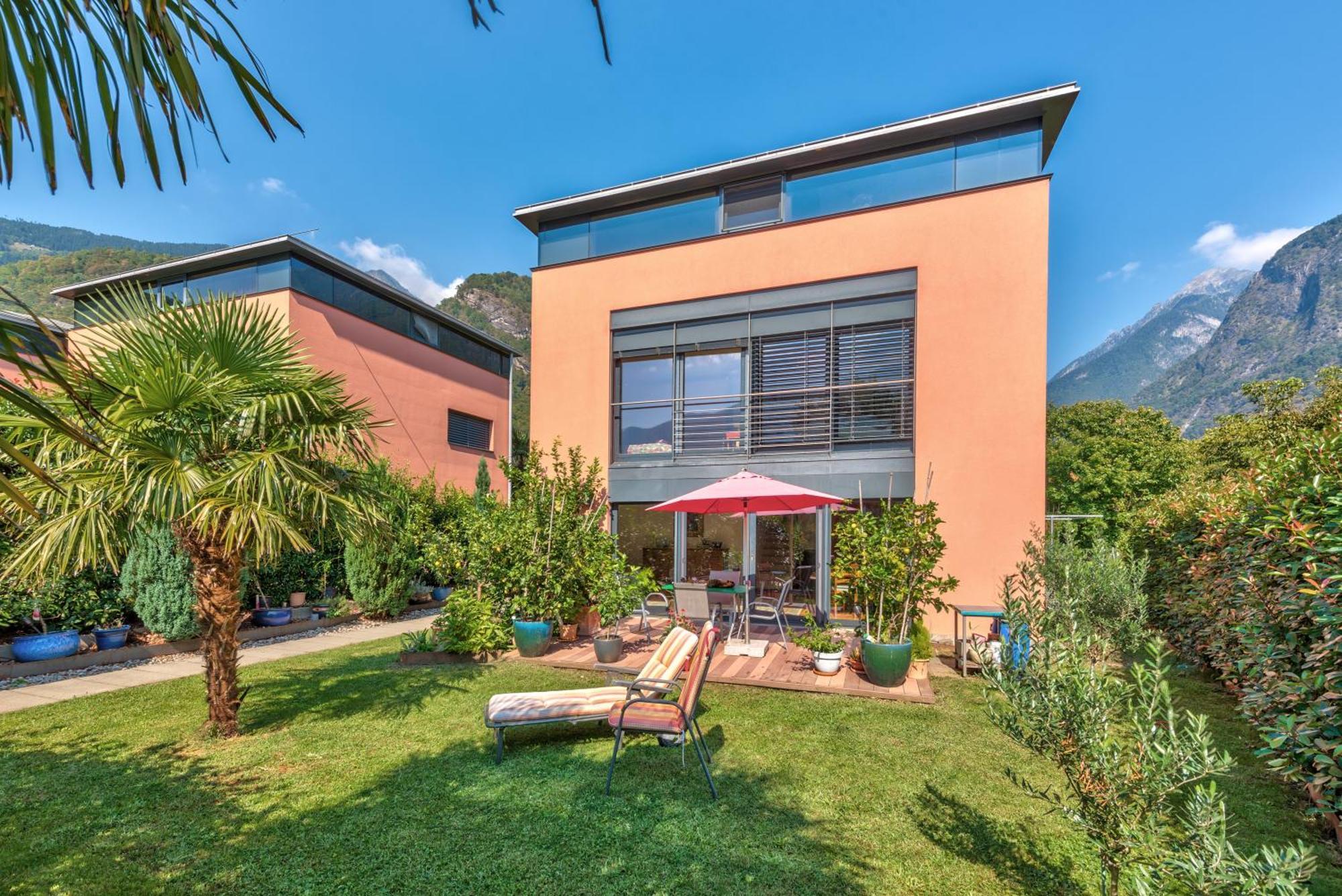 Casa Oliver, Tra La Calanca E I Castelli Di Bellinzona Grono Eksteriør bilde